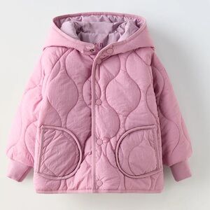 ZARA WATER REPELLENT HOODED
QUILTED JACKET